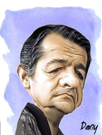 Caricature Serge Reggiani