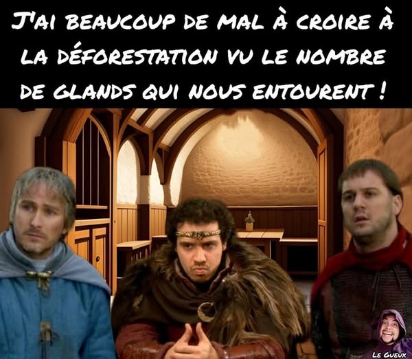 En France, il. Y a une assemblée où se trouve les meilleurs de France. Il doit avoir un gros chêne là-bas 😂