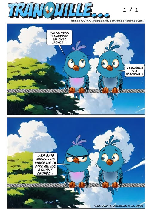 Essaie de les découvrir Birdy puisqu