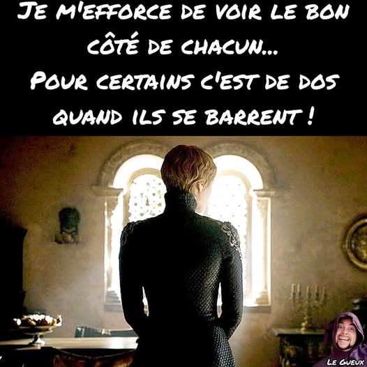 Il y a de bons côtés qu