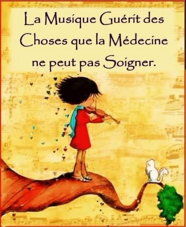 On dit qu’elle adoucit les mœurs, je crois qu’elle adoucit les maux du cœur.