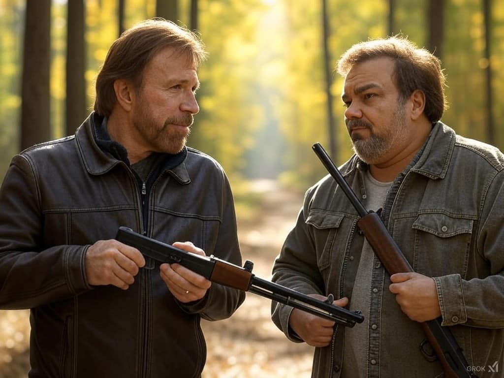 Chuck Norris connaît la différence entre un bon et un mauvais chasseur.