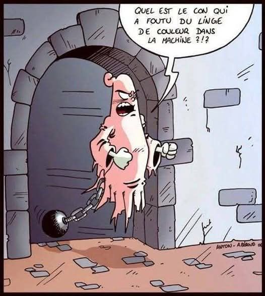 Ha oui ça va pas le faire pour un fantôme