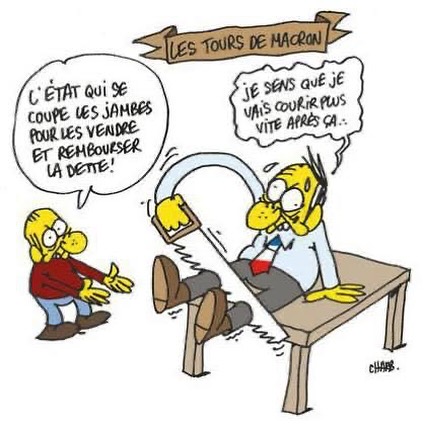     16    -                    Sous Macron, l’Etat s’est privé chaque année de 60 à 80 milliards d’euros ! Les cadeaux aux plus riches, ça 