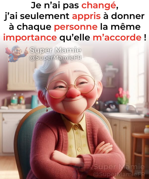 Et toc, une mamie qui envoie