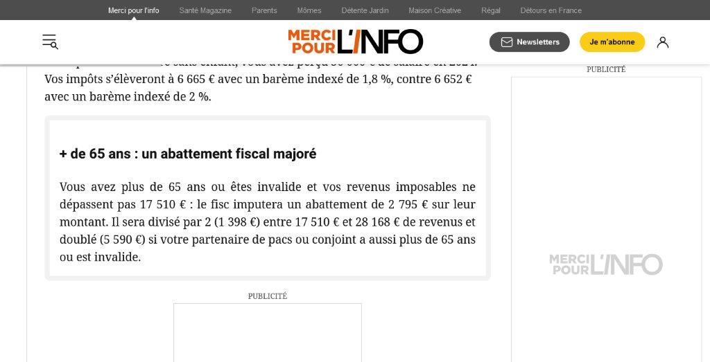 IMPOT pour les retraites basses....a faire suivre( suite  au 10% Enlever )