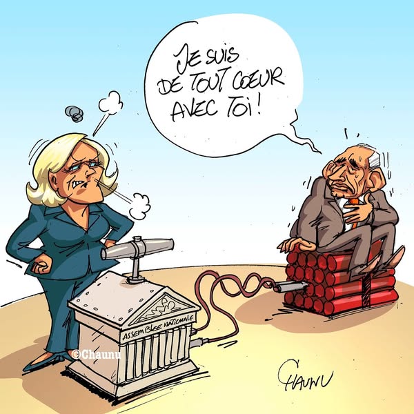 Le FN ex RN va manifester dimanche en TeSSla et des drapeaux Russes et Hongrois en brûlant le drapeau français et européen.