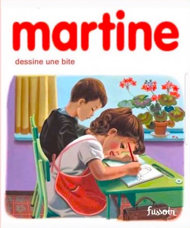 20  -  Soyez honnête combien de personnes ont agrandi la photo pour voir le dessin de Martine 😝😝😝