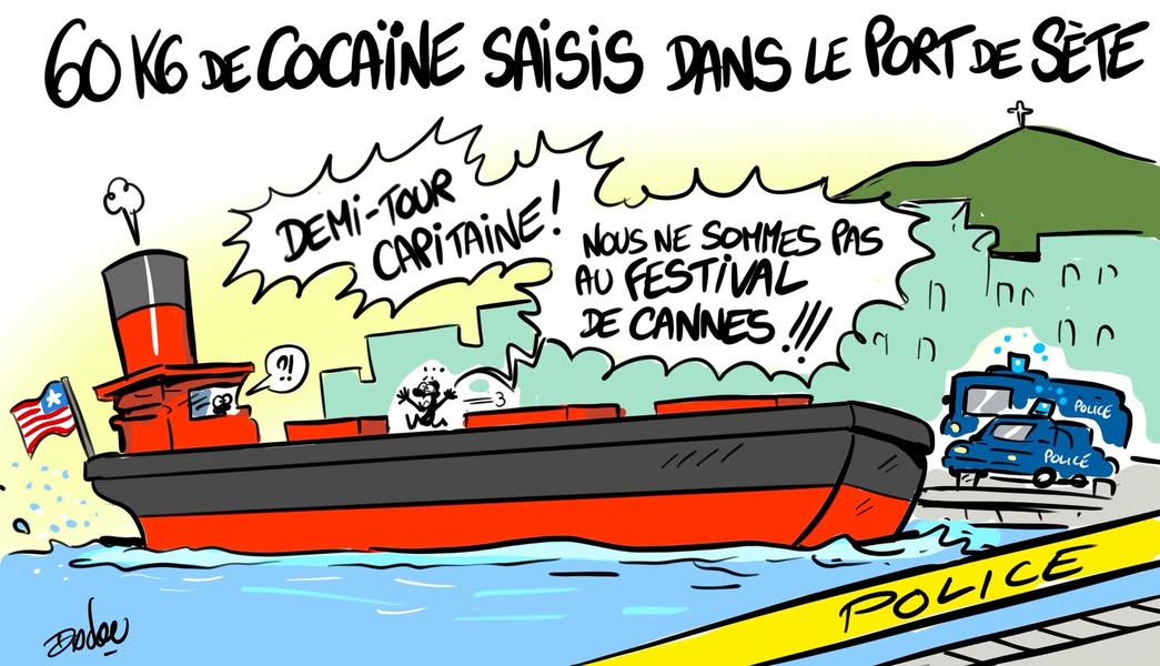 60 kg de cocaïne saisis dans la coque d’un bateau au port de Sète