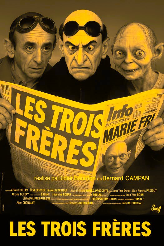 Qui de mieux que ces 3 vrais frangins pour incarner les rôles..