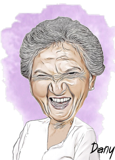 Caricature Marthe Villalonga