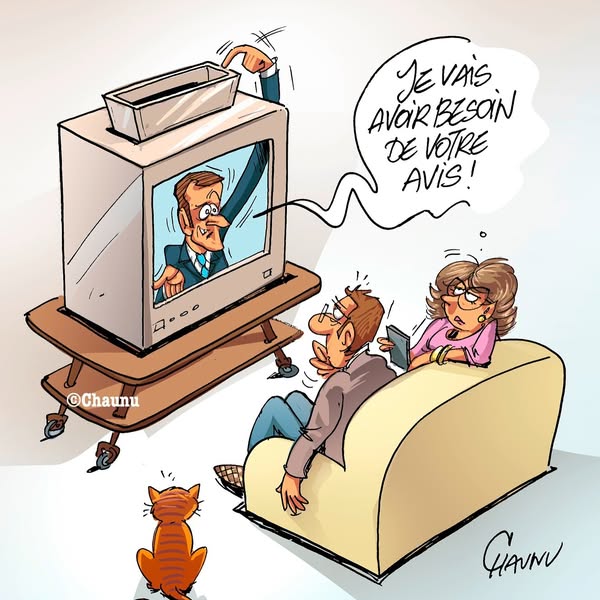 comment #Macron tente un retour au premier plan