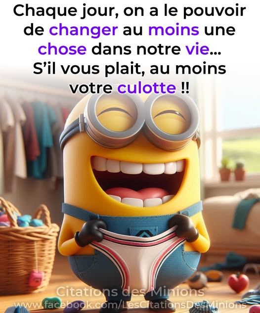Évidemment petit minion 🤣🤣🤣