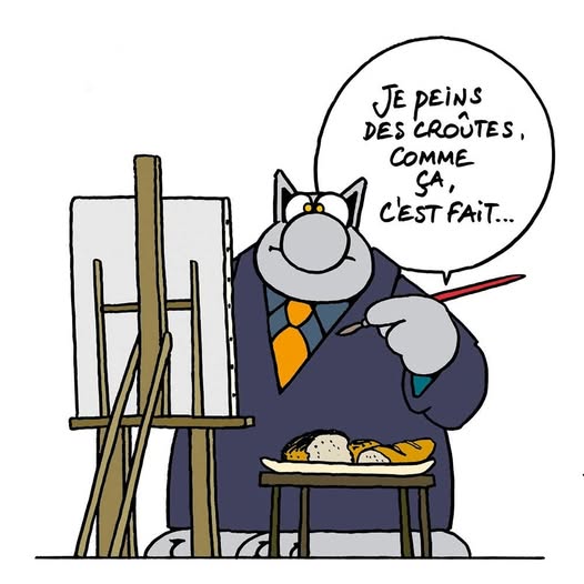Le Chat artiste peintre ! 😺…