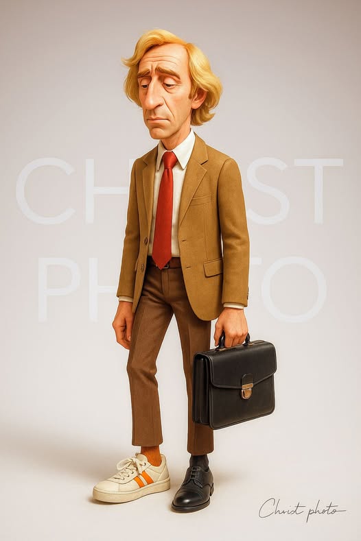 Le grand blond avec une chaussure noire