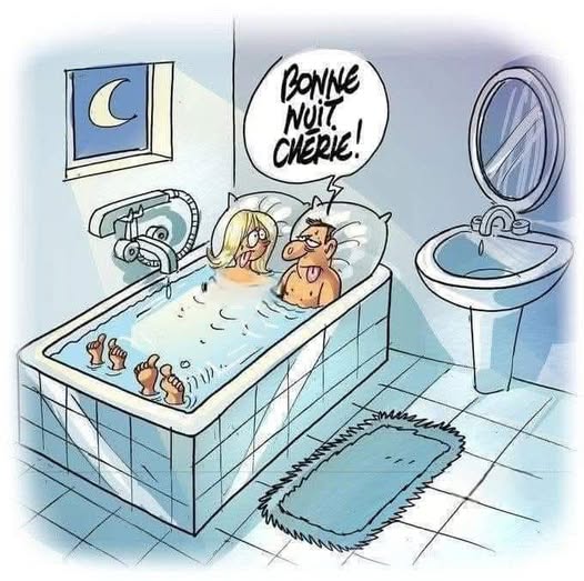Moi aussi mais pas de baignoire