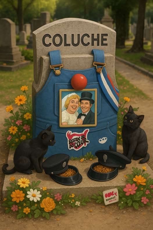 Sépulture imaginaire, Coluche